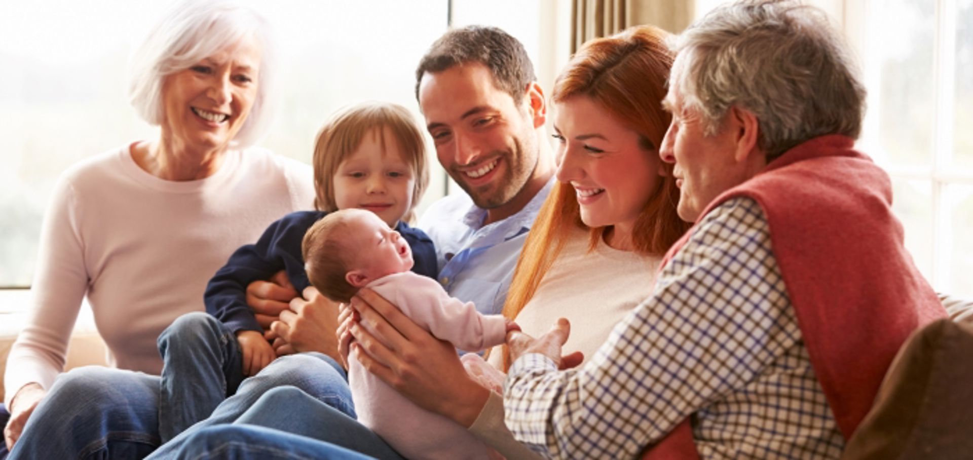 Family Communicates With Baby